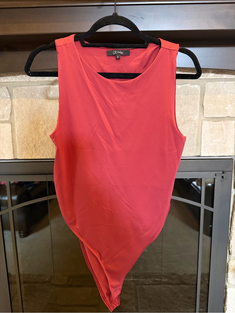 Sleeveless Coral Bodysuit